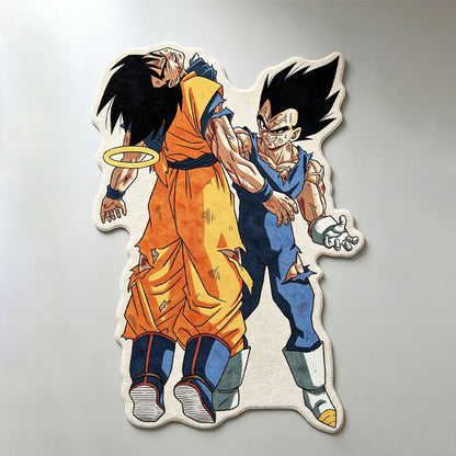 Goku vs Vegeta Battle Rug