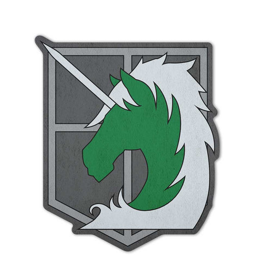 Milotary Police Symbol Shaped Rugs Custom Attack On Titan