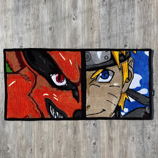 Kurama & Naruto Rug