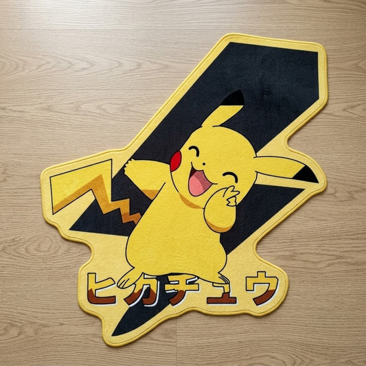 Pikachu Lightning Bolt Rug