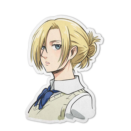 Annie Leonhart Shaped Rug Custom Attack On Titan