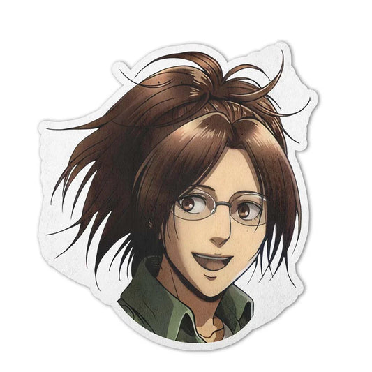 Hange Zoe Shaped Rug Custom Attack On Titan