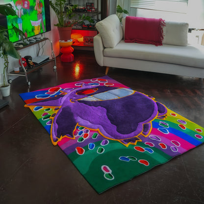 Rainbow Gengar Rug