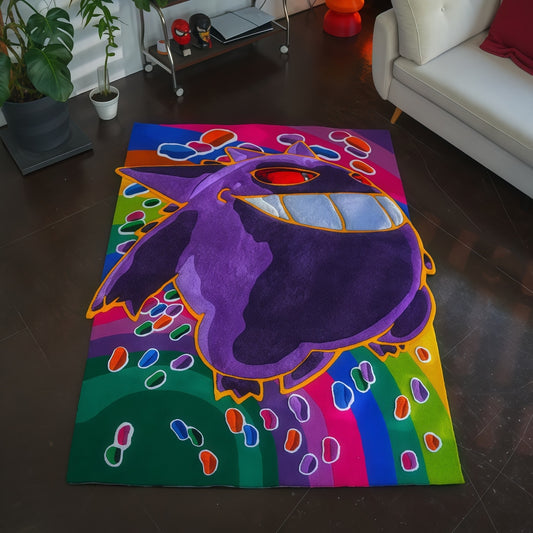 Rainbow Gengar Rug