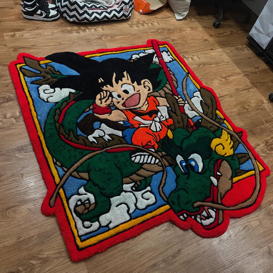 Dragon Ball Rug – Kid Goku Riding Shenron