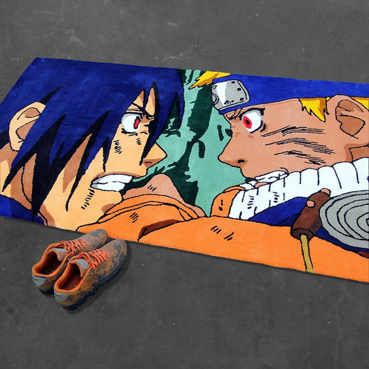 Naruto vs Sasuke Rug