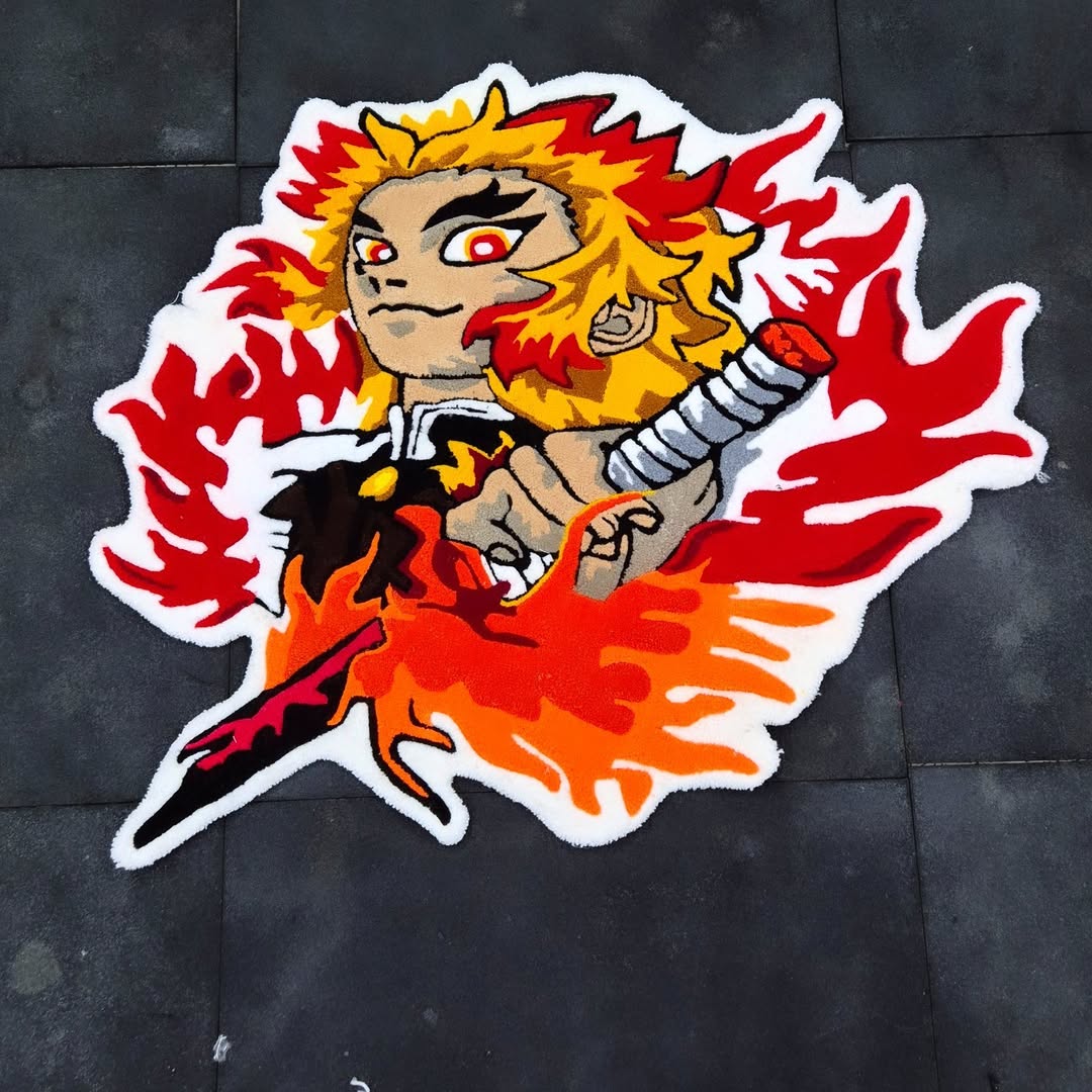 Kyojuro Rengoku Rug – otakurug