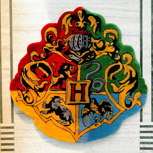Hogwards Crest Tufted Rug