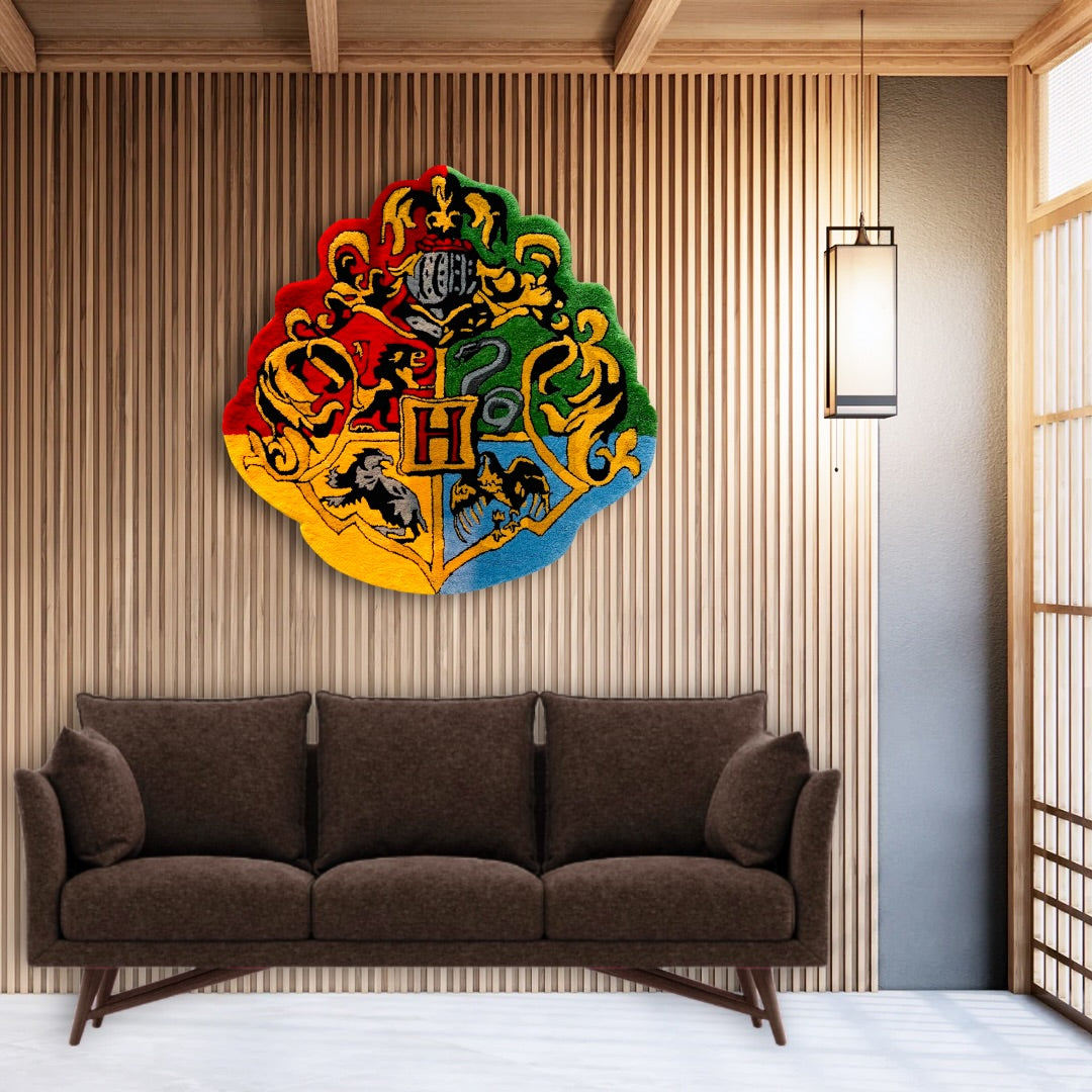 Hogwards Crest Tufted Rug