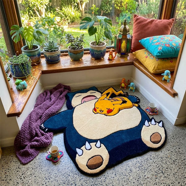 Snorlax and Pikachu Rug – otakurug