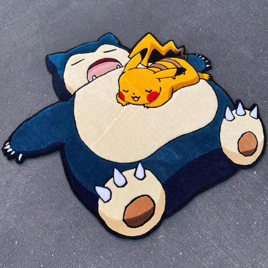 Snorlax and Pikachu Rug