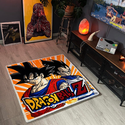 Dragon Ball Z Goku & Vegeta Anime Rug