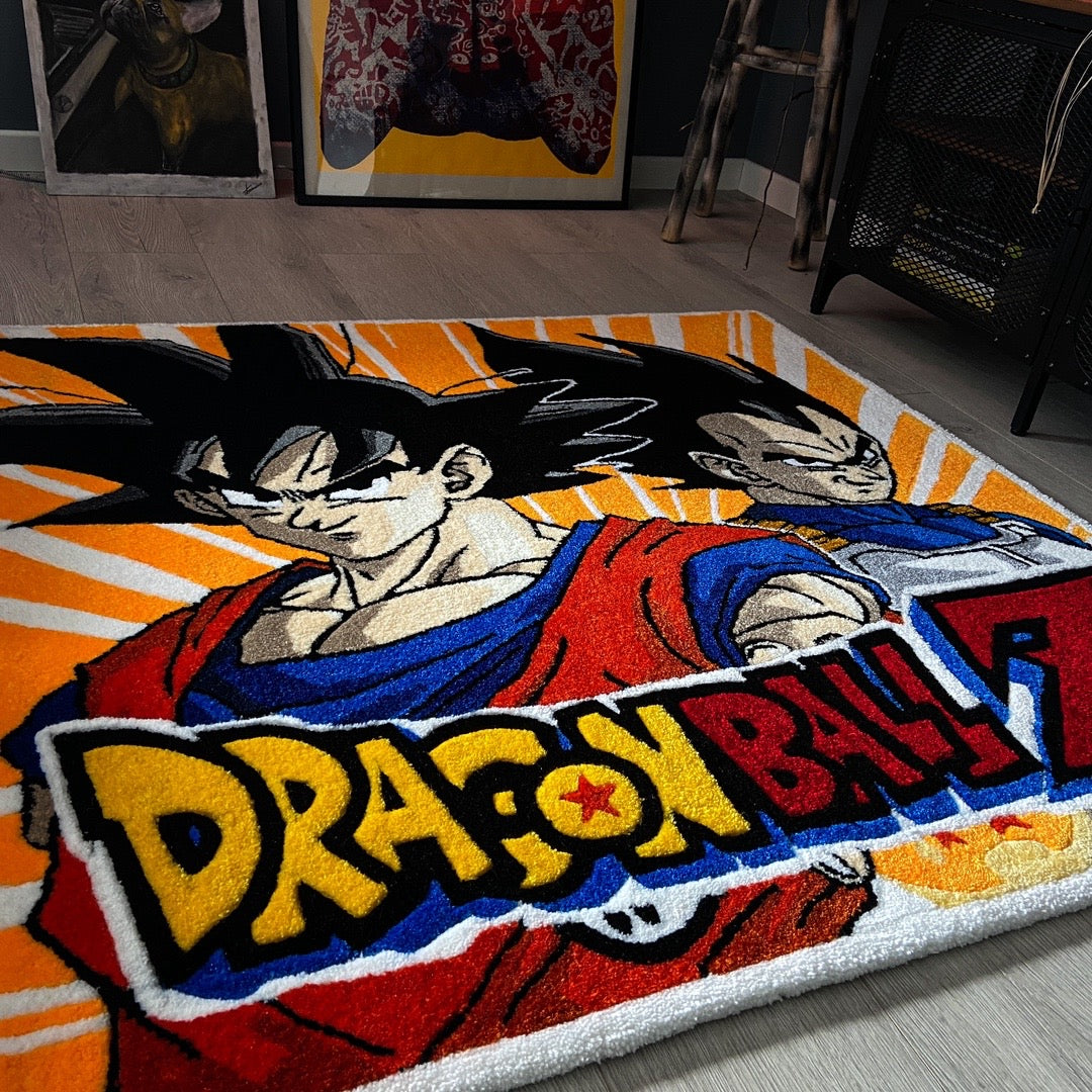 Dragon Ball Z Goku & Vegeta Anime Rug