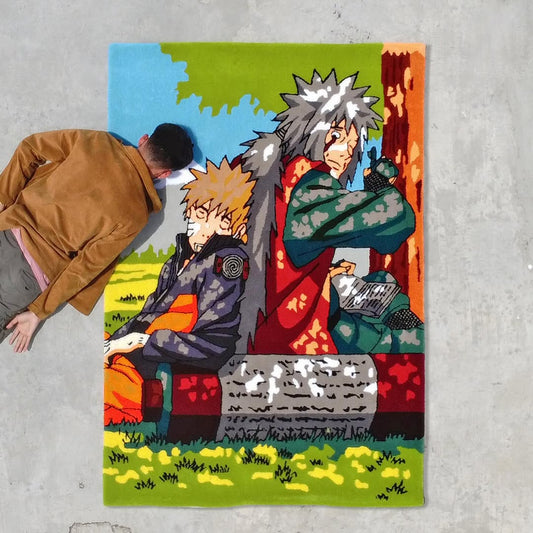 Naruto Shippuden Rug – Master Jiraiya and Student Naruto