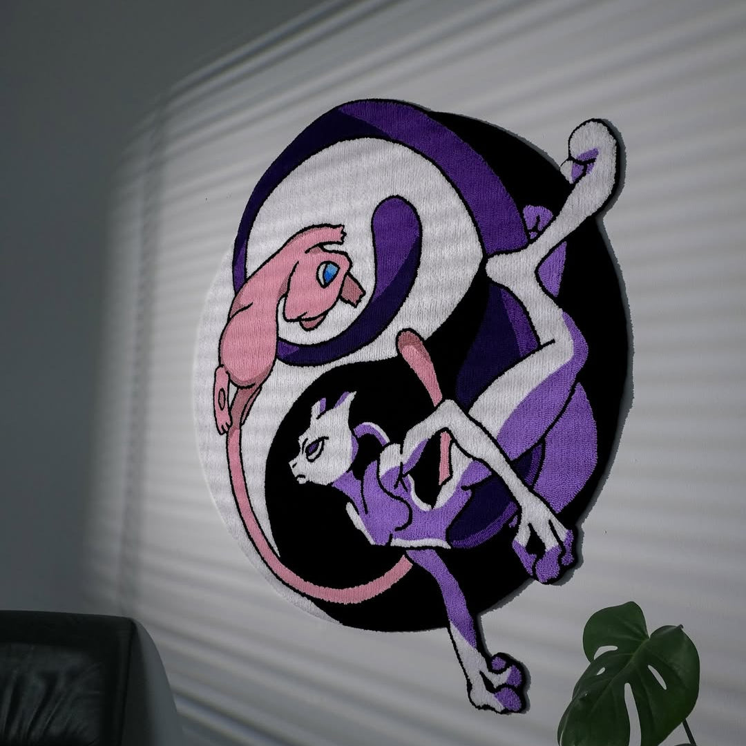 Mewtwo Skeleton Rug Mewtwo Rug – otakurug
