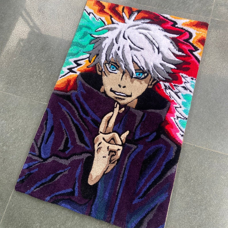 Dojo Rug Texture Gojo rug jujutsu kaizen – otakurug