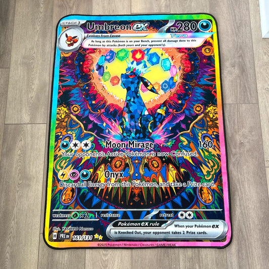 Umbreon EX Pokémon Card Rug