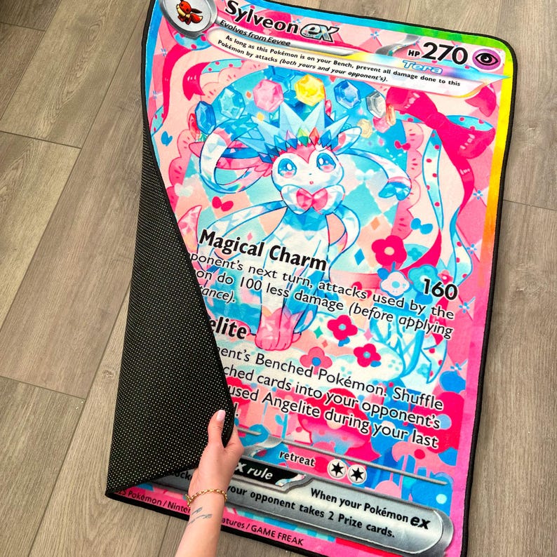 Sylveon EX Pokémon Card Rug