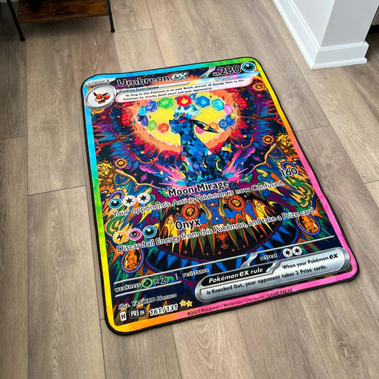 Umbreon EX Pokémon Card Rug