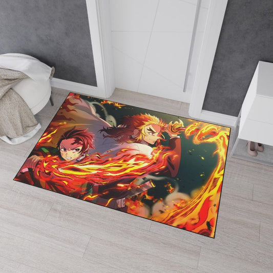Demon Slayer Fire Breathing Rug