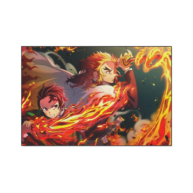 Demon Slayer Fire Breathing Rug