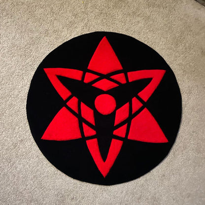 Sharingan Rug Pattern Eternal Mangekyō Sharingan Rug – otakurug
