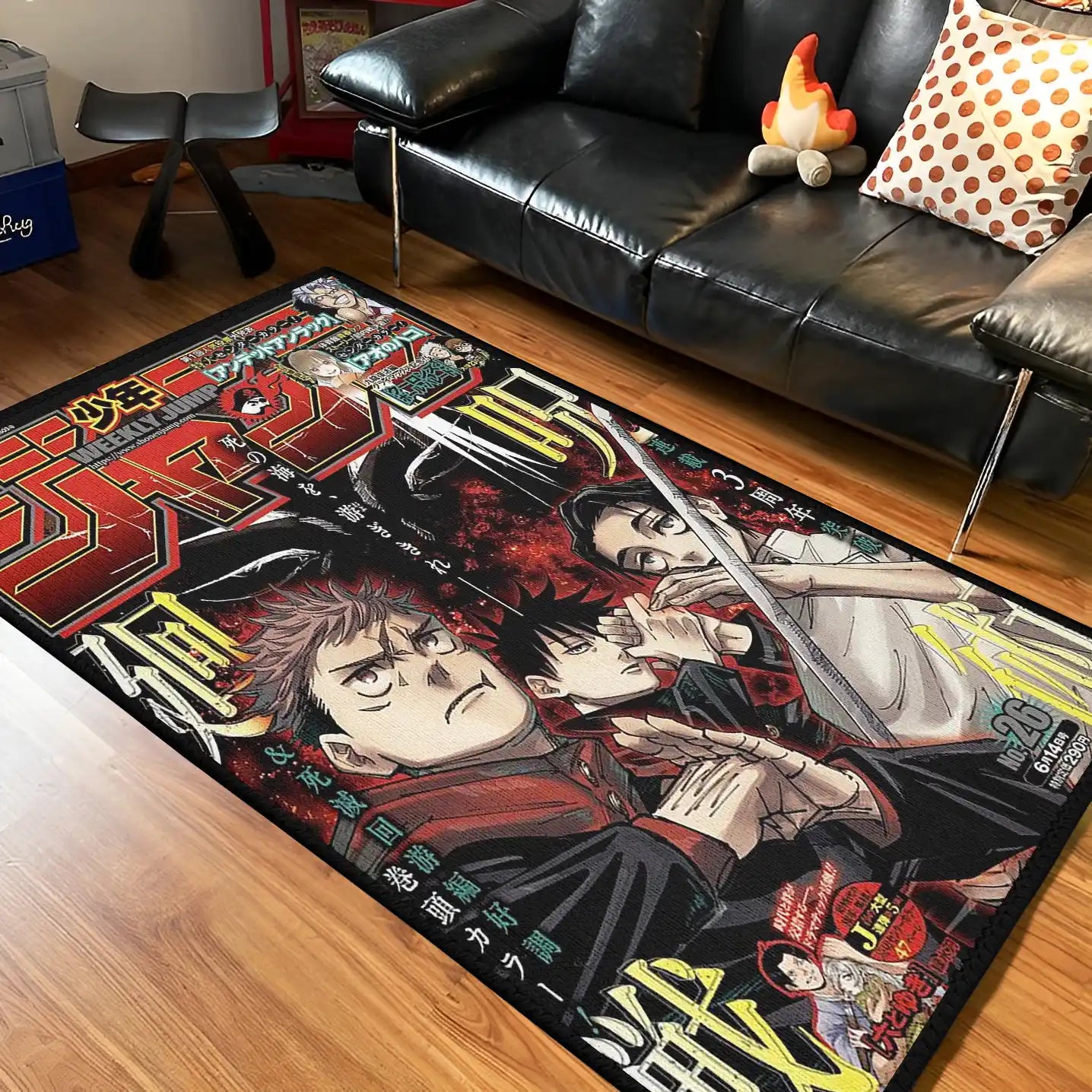 JJK Anime Jump Cover Rug