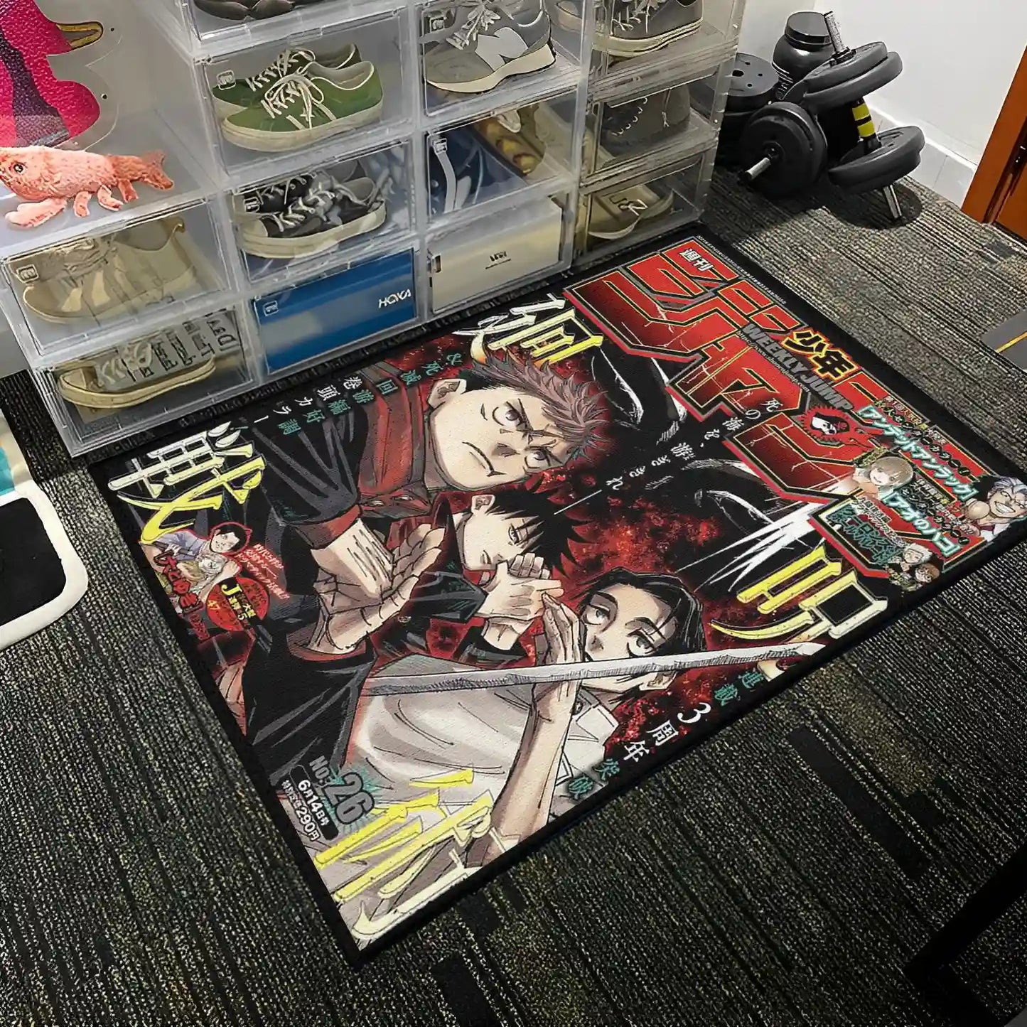 JJK Anime Jump Cover Rug