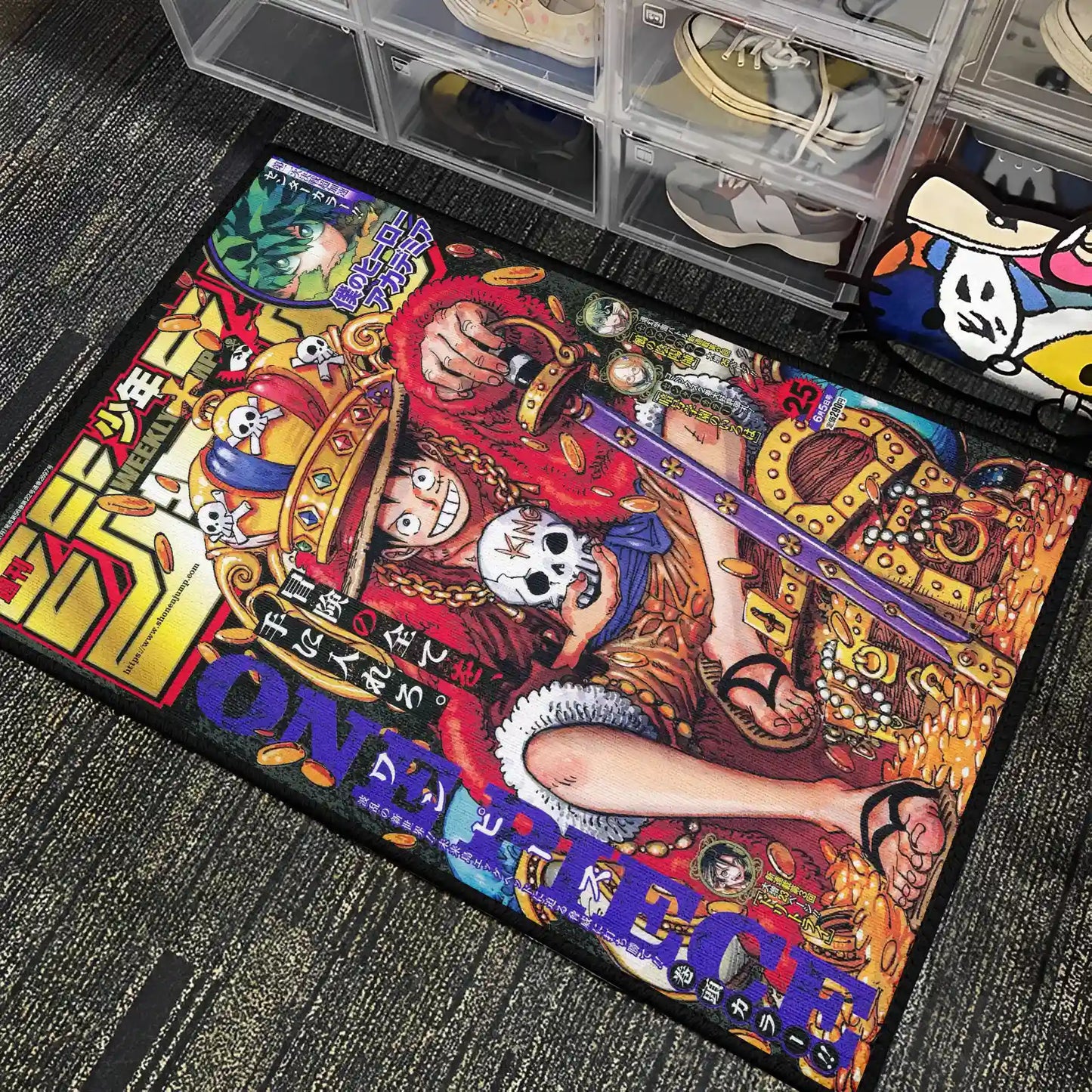 Luffy King Manga Rug